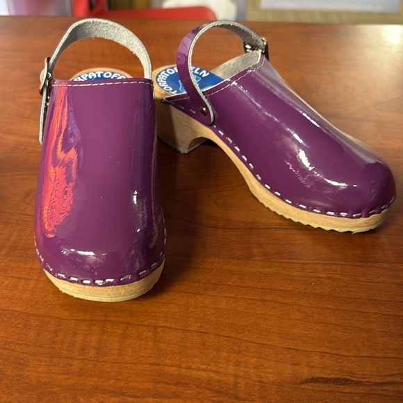 Torpatoffeln Swedish Clogs purple - Picture 2 of 10